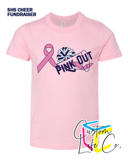 SHS Cheer Pink Out Youth T-Shirt