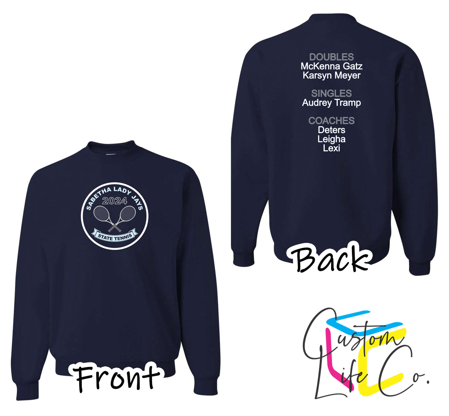 Lady Jays State Tennis Crewneck