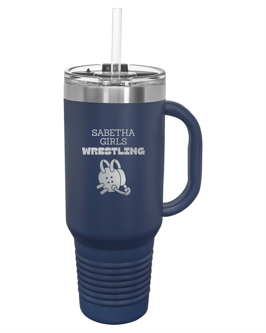 SMS Girls Wrestling Engraved Drinkware