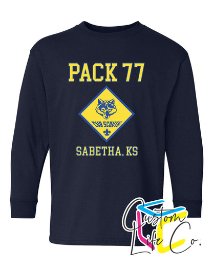 Cub Scout Pack 77 Youth Long Sleeve T-shirt