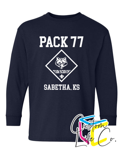 Cub Scout Pack 77 Youth Long Sleeve T-shirt