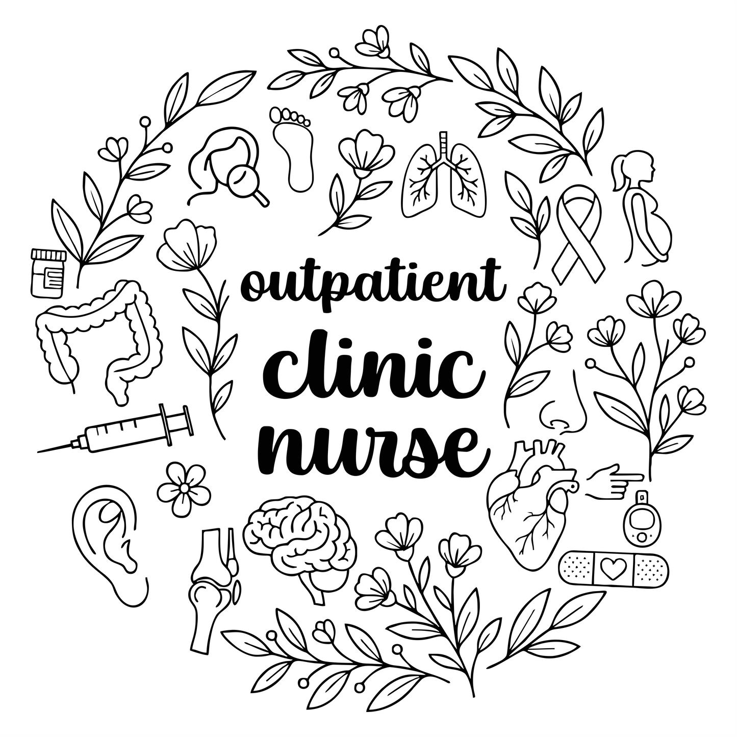 Outpatient Clinic Nurse T-Shirts & Long Sleeve