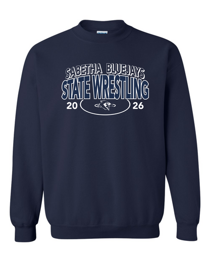 BOYS SHS State Wrestling 2026 Crewneck