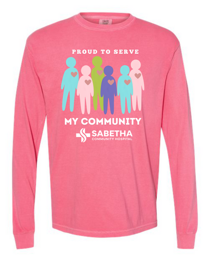 Sabetha Community Hospital August Long Sleeve (Comfort Colors)
