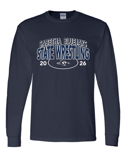 BOYS SHS State Wrestling 2026 Long Sleeve
