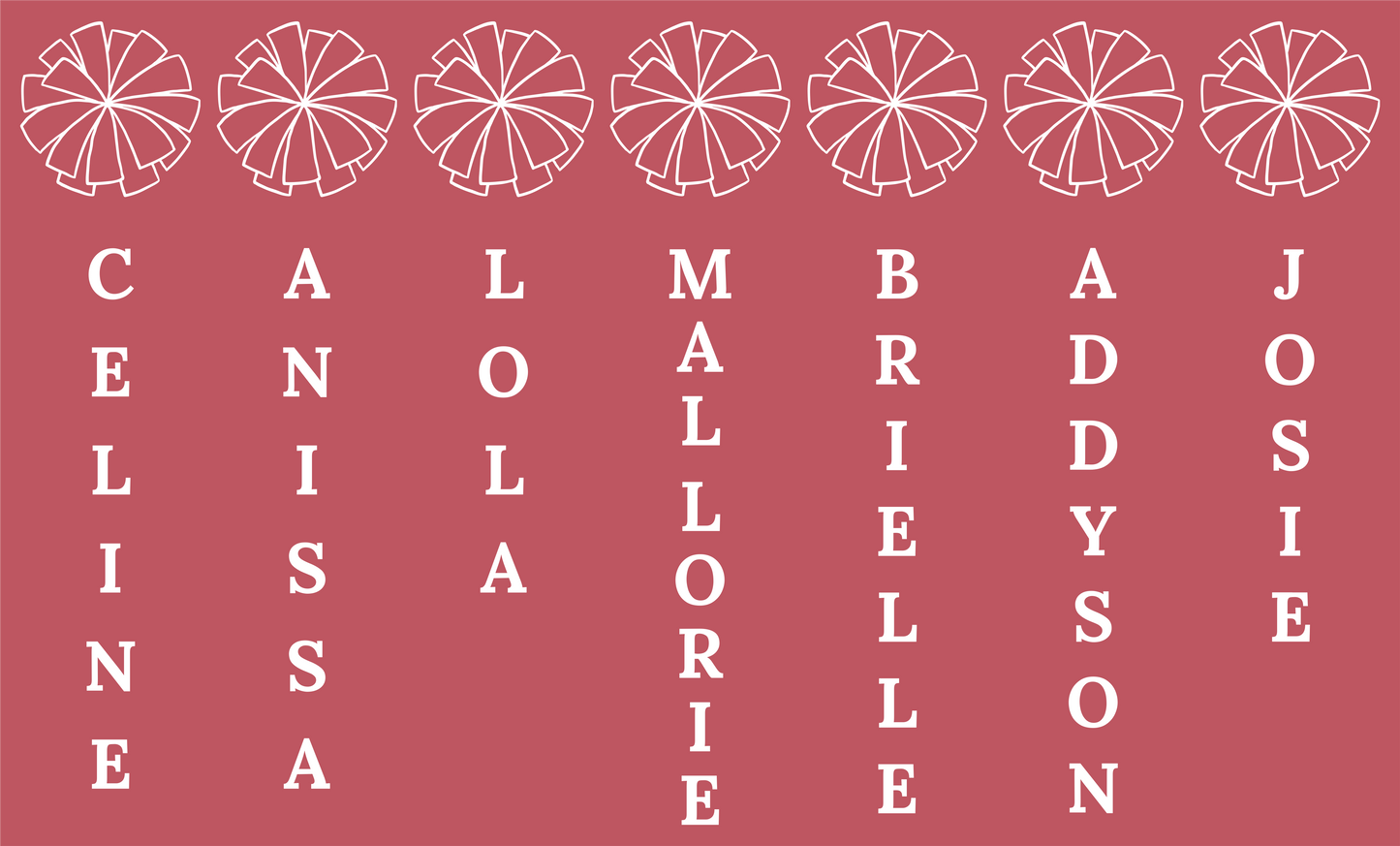 Sabetha Cheer Bow