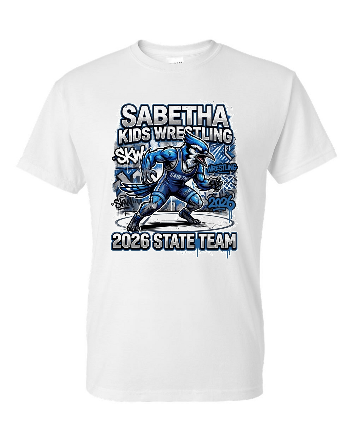 2026 State Sabetha Kids Wrestling T-Shirt