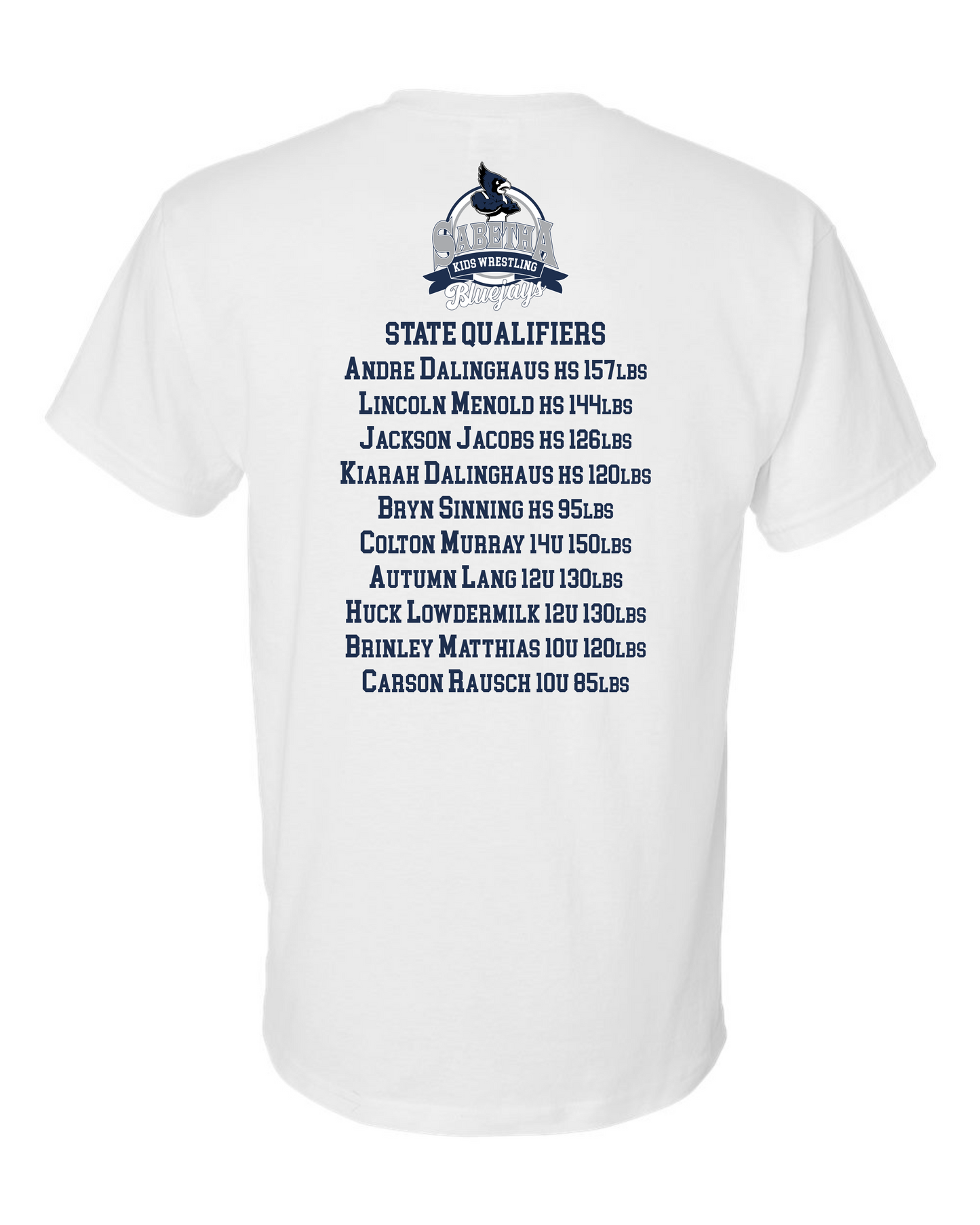2026 State Sabetha Kids Wrestling T-Shirt