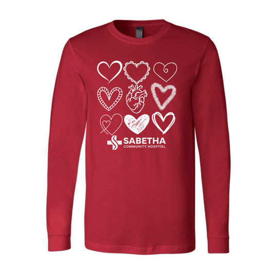 Sabetha Community Hospital February Red Long Sleeve